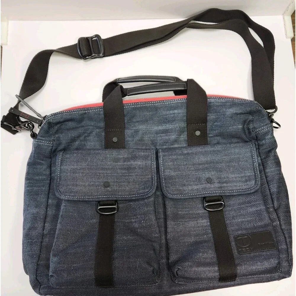 Tumi T Tech Denim Messenger Bag Essential Gear